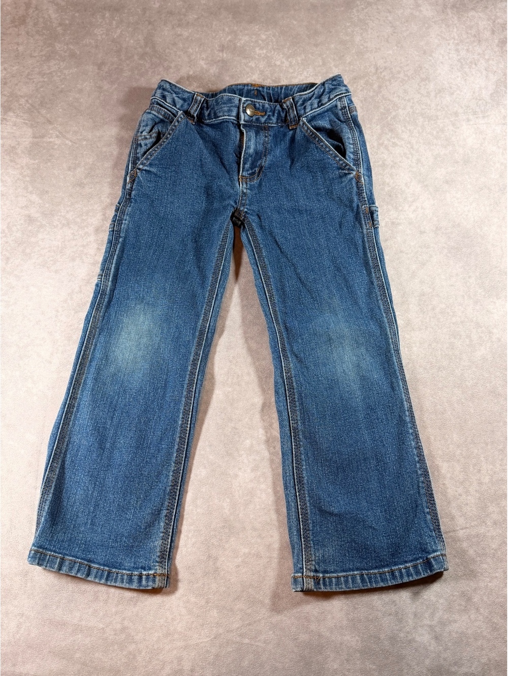 Carhartt Boys' Denim Carpenter Pants Size 5